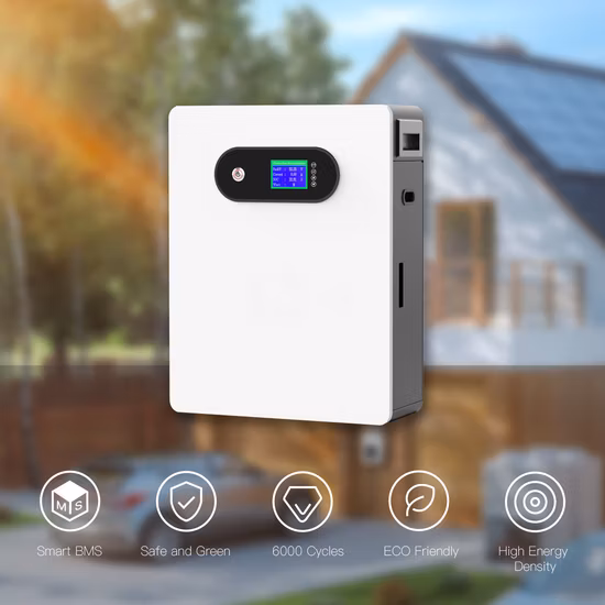 Armazenamento de energia 5kw parede interna 48V100ah fosfato solar de lítio com BMS IP54 à prova d'água